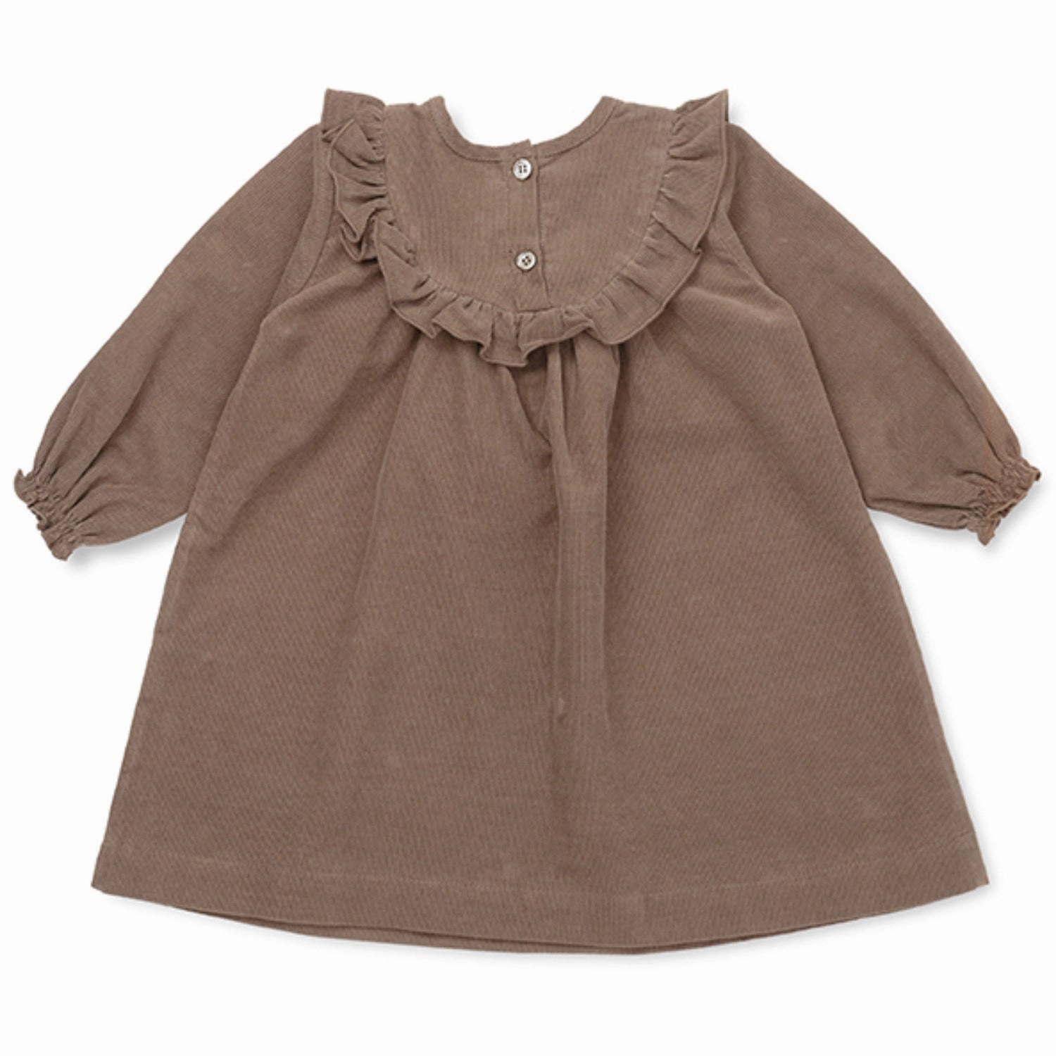Romantic-Style Lalaby Brown Noey Baby Dress