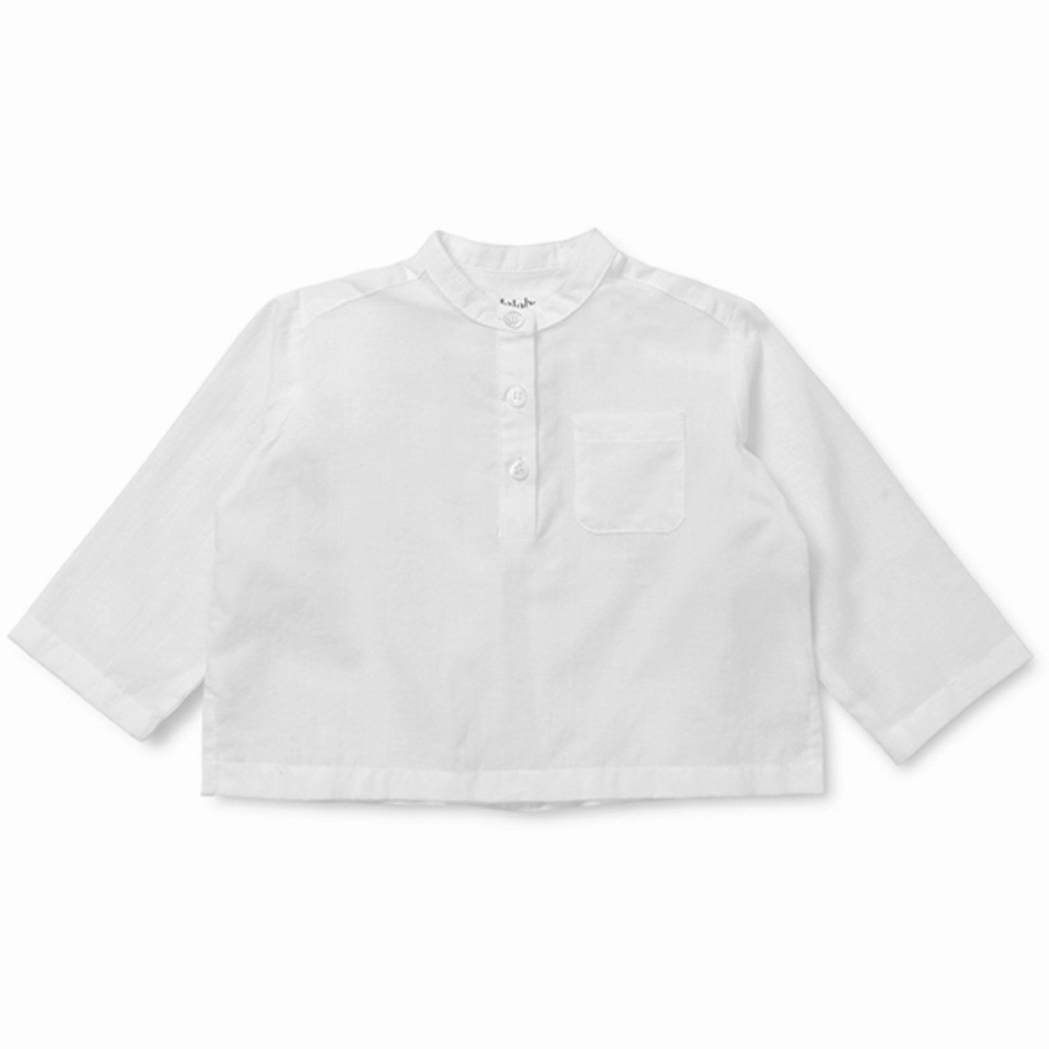 Lalaby Carlton Shirt Baby - White High-End Fashion