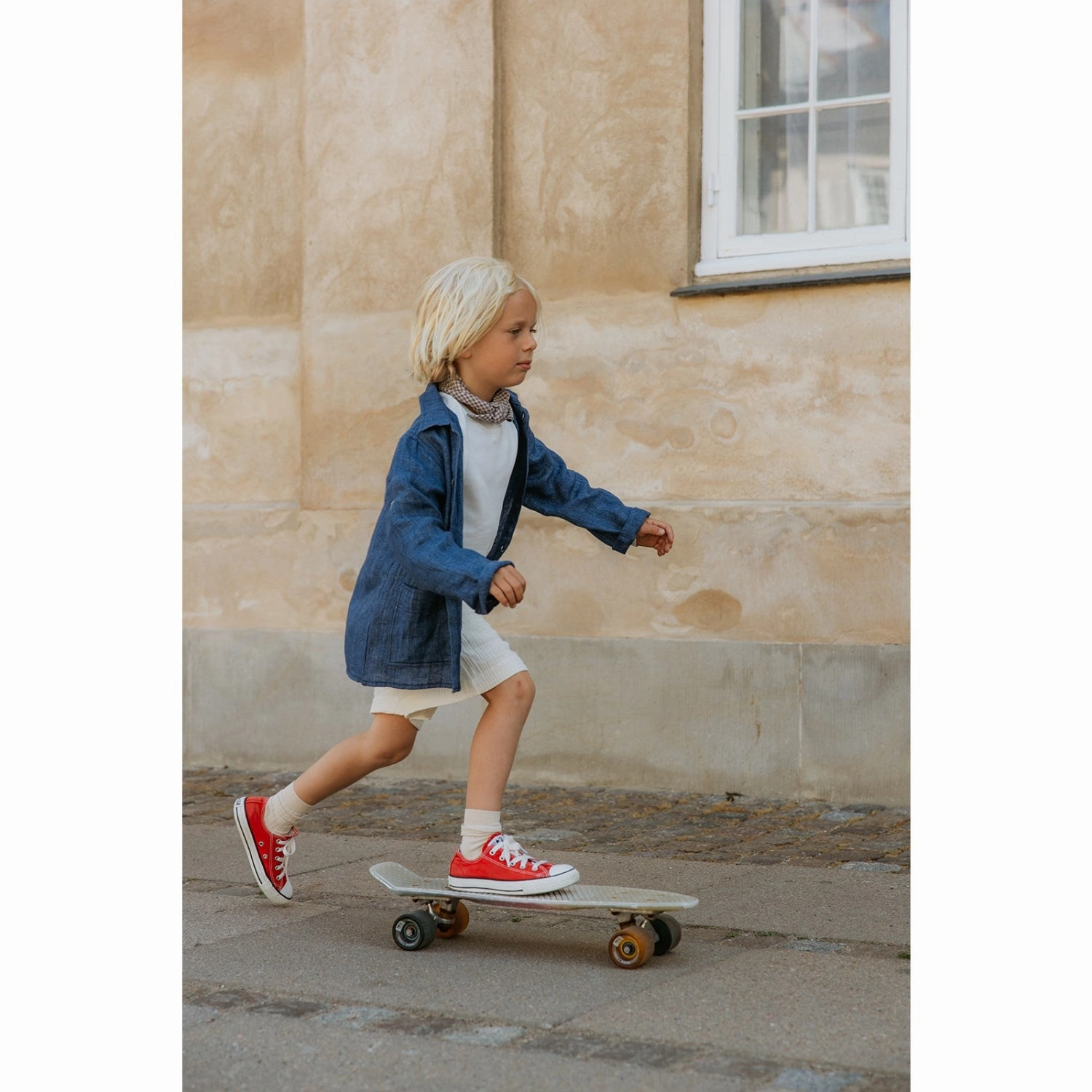 Lalaby Denim Blue Samson Overshirt fade resistant color