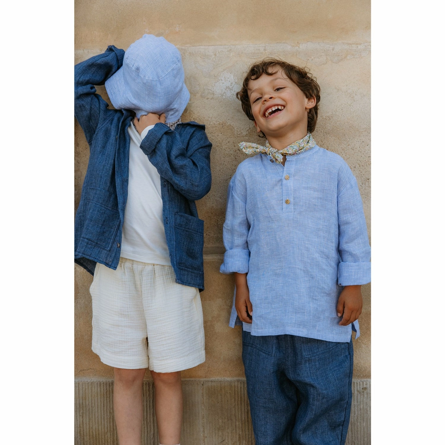 Fade Resistant Mature appeal Lalaby Denim Blue Samson Overshirt