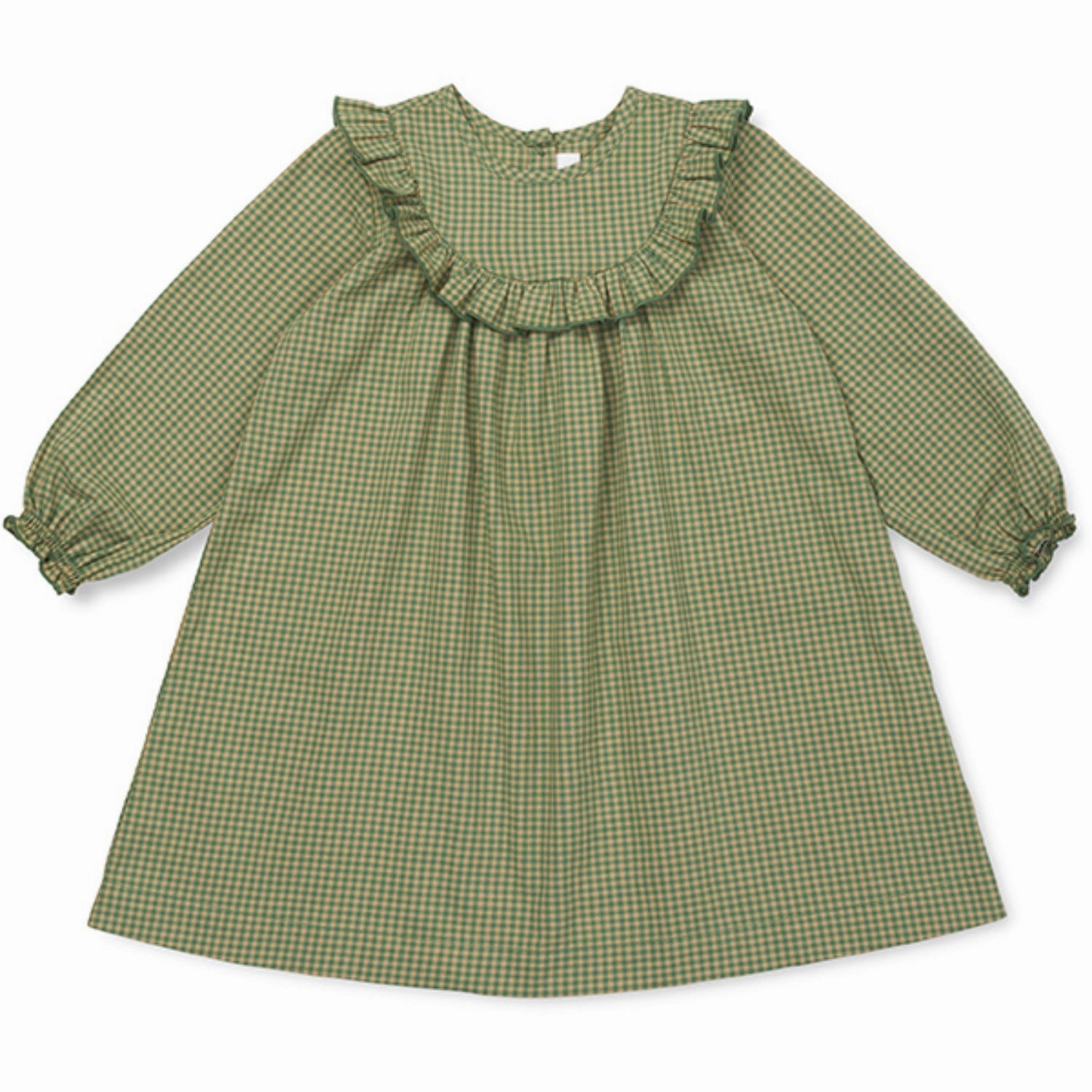 Soft Motion Lalaby Green Check Noey Dress Baby