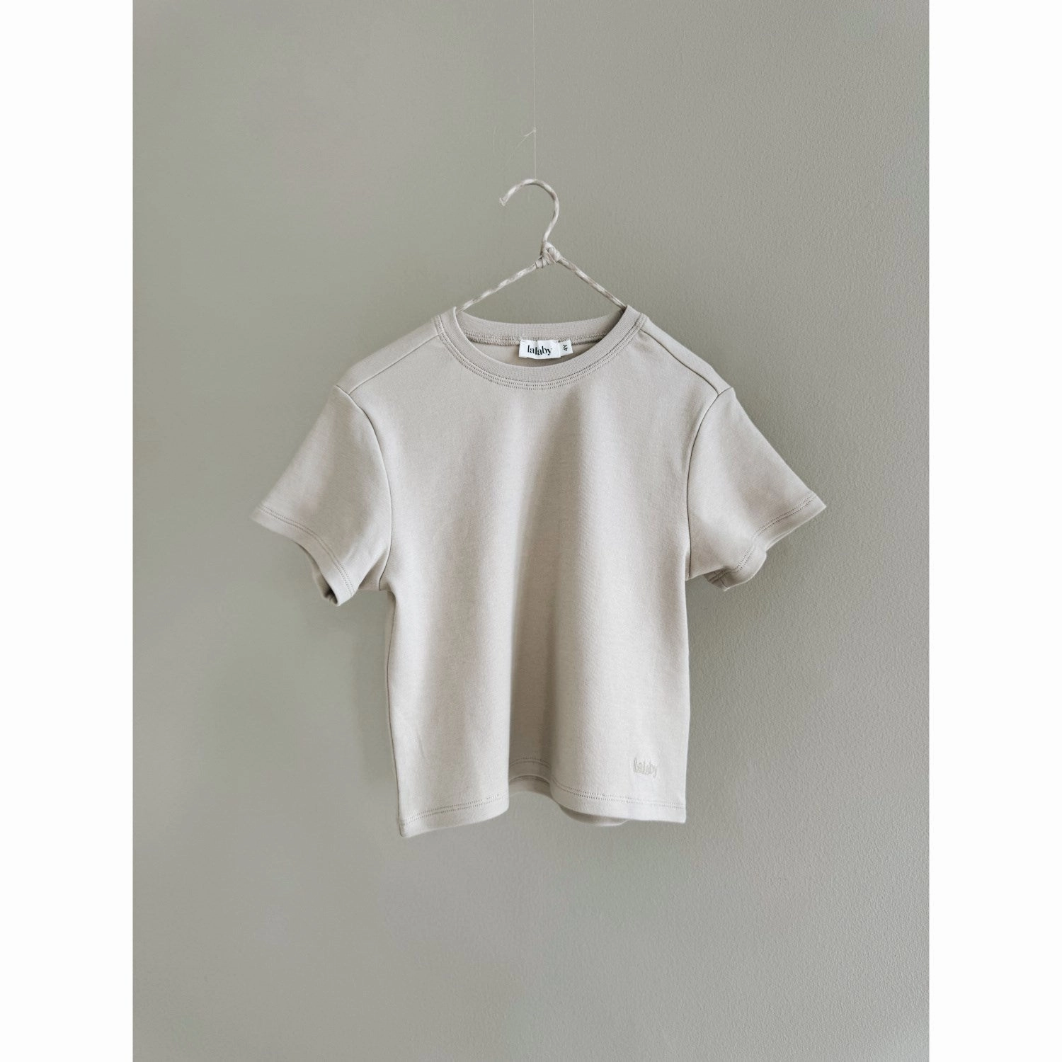 Athletic Comfort Wear Biodegradable Textile Lalaby Hamilton Tee - Cloud
