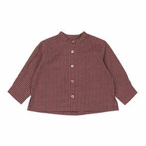 lalaby Indigo Check Willy Shirt Lakeside Relaxation Trendy Vibes