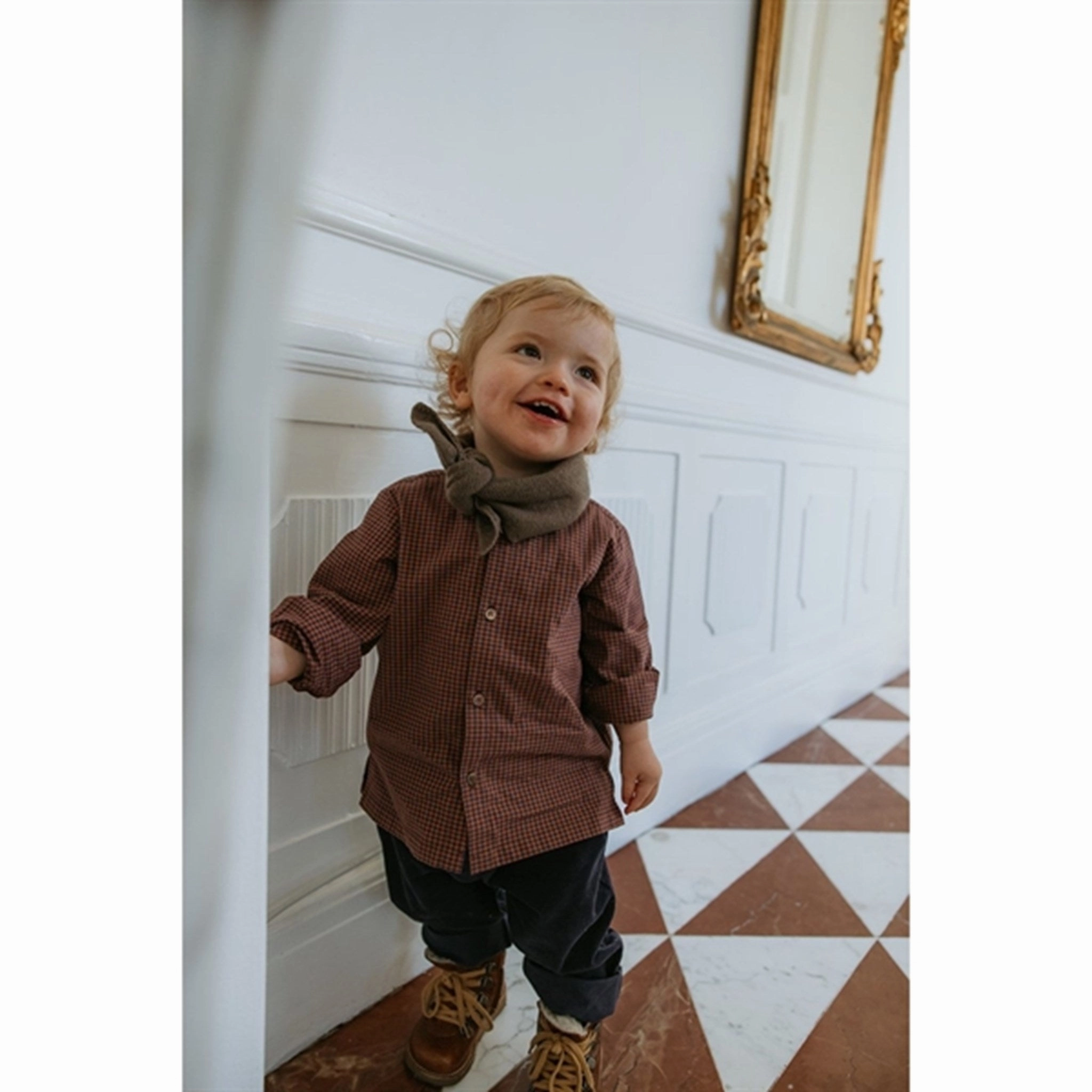 Holiday Special lalaby Indigo Check Willy Shirt