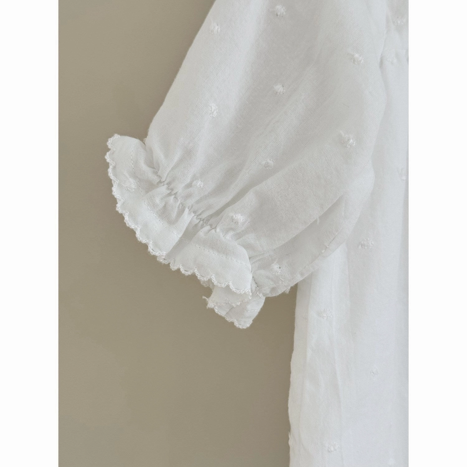 Gemstone-Detail Lalaby Lilibeth Dress (Baby) - White Dot