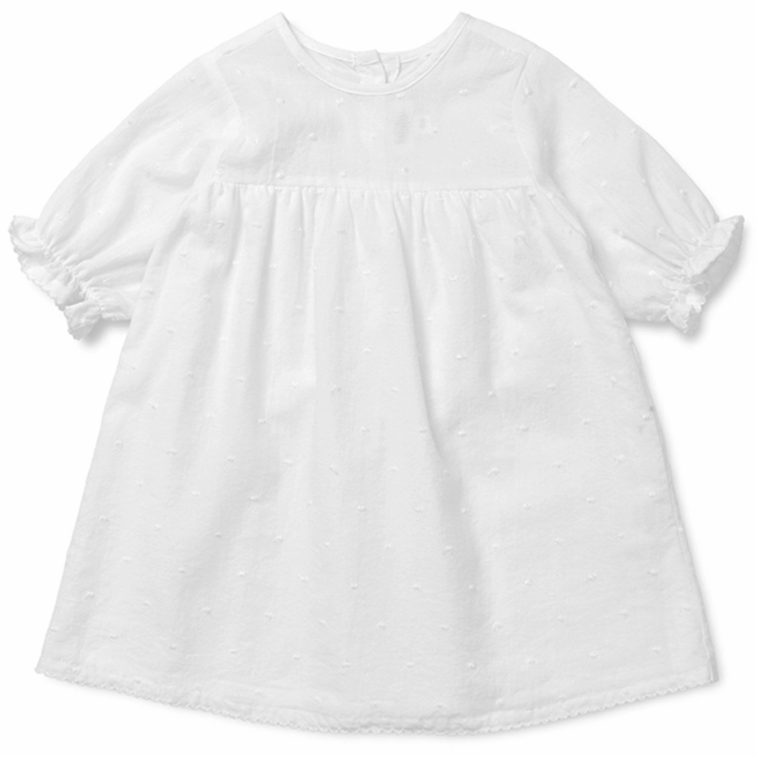 Delicate Touch Lalaby Lilibeth Dress (Baby) - White Dot