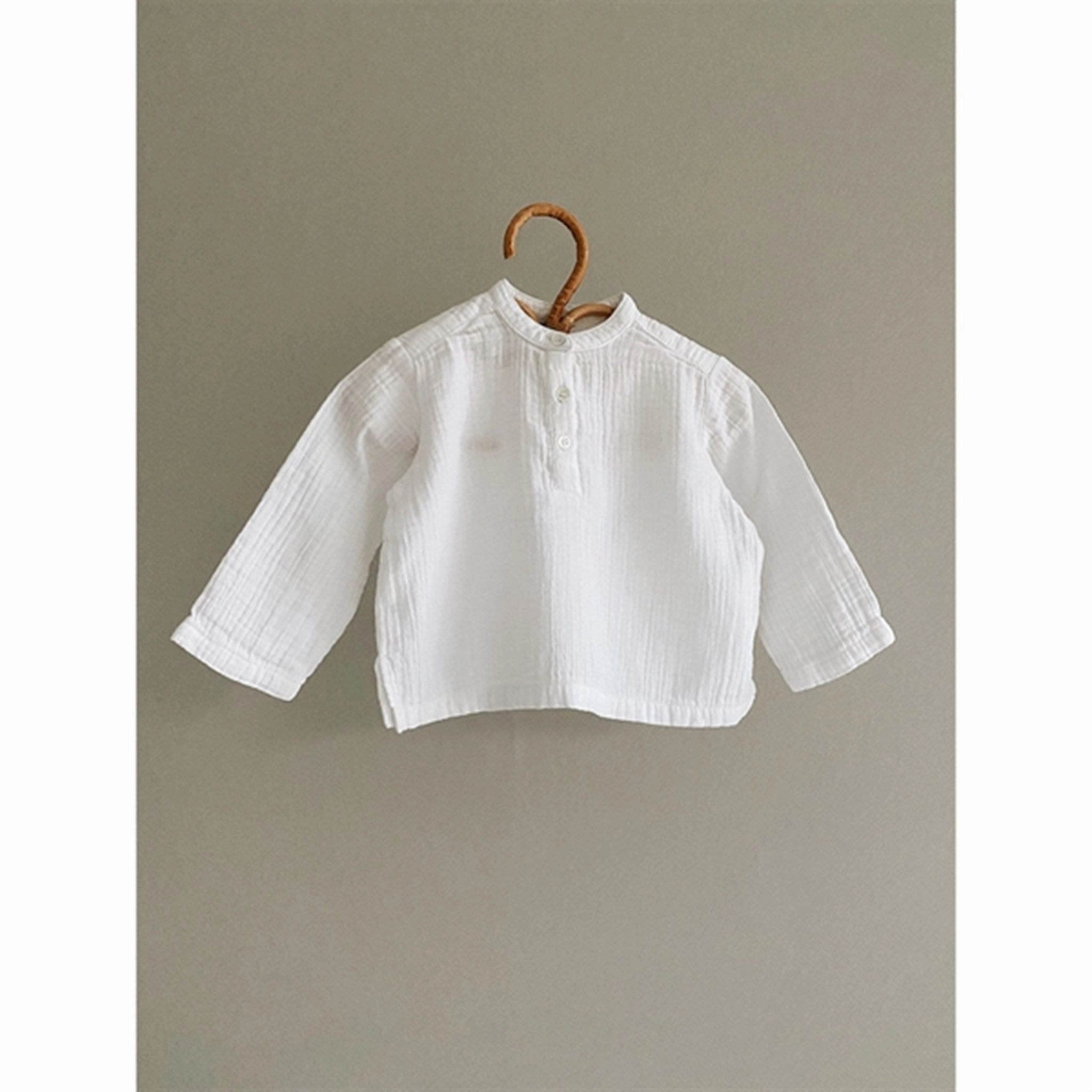 Unisex Design Odor control lalaby Natural white Carlo Shirt Baby