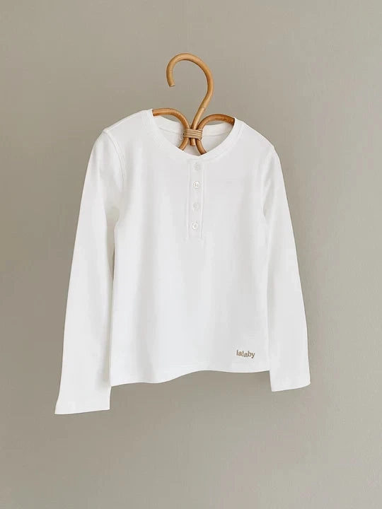 decorative element Lalaby Natural White Hector Tee L/S