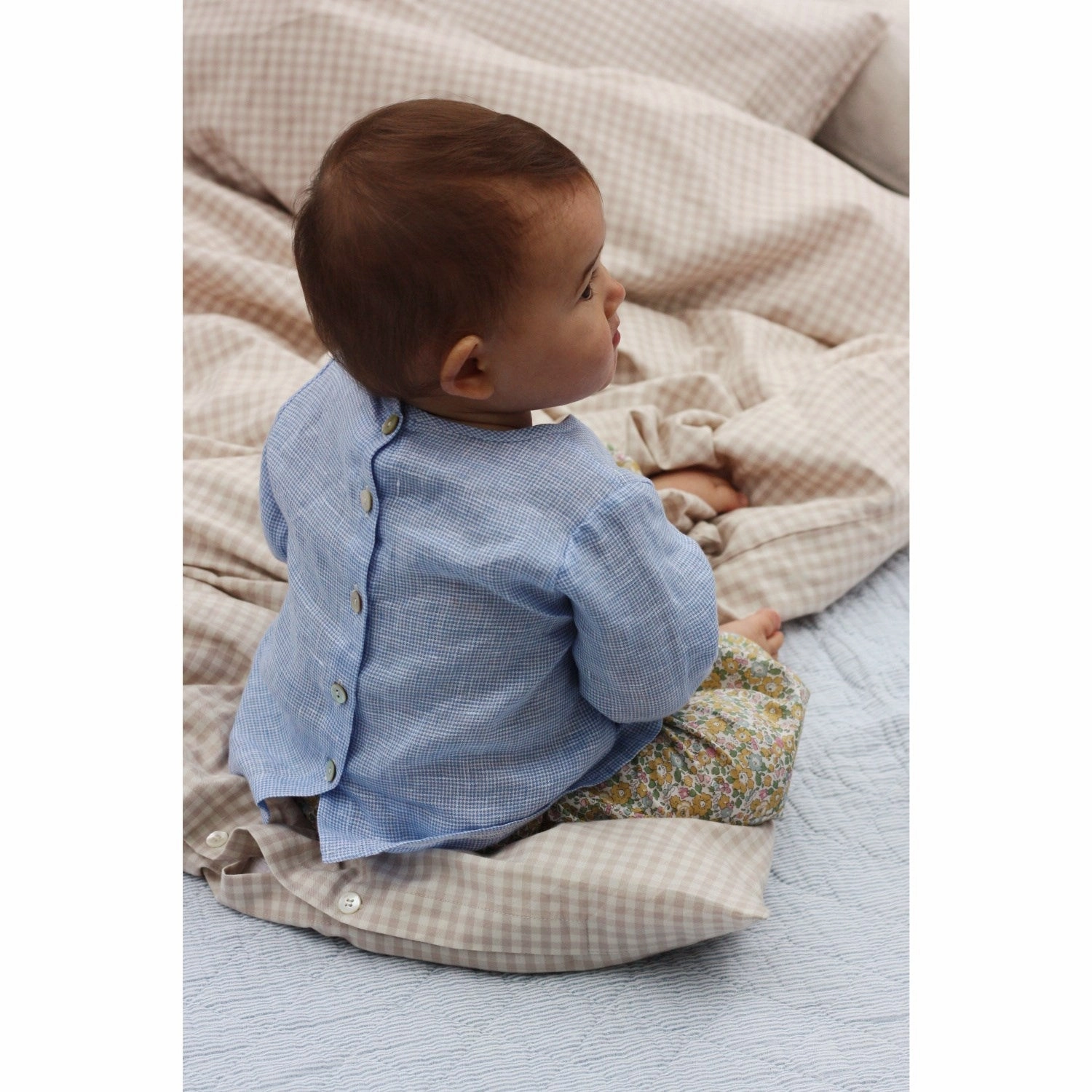 Hooded Option Lalaby Pepita Check Holly Blouse