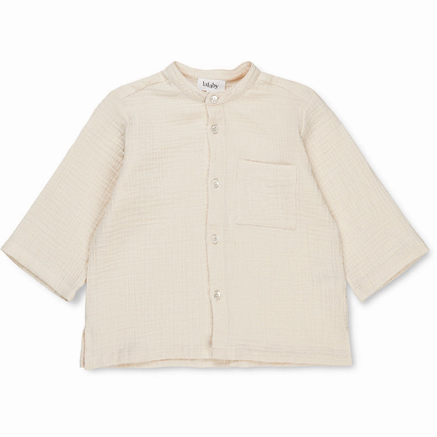 Lalaby Vanilla Emil Shirt Contrast Stitch Minimalist Style