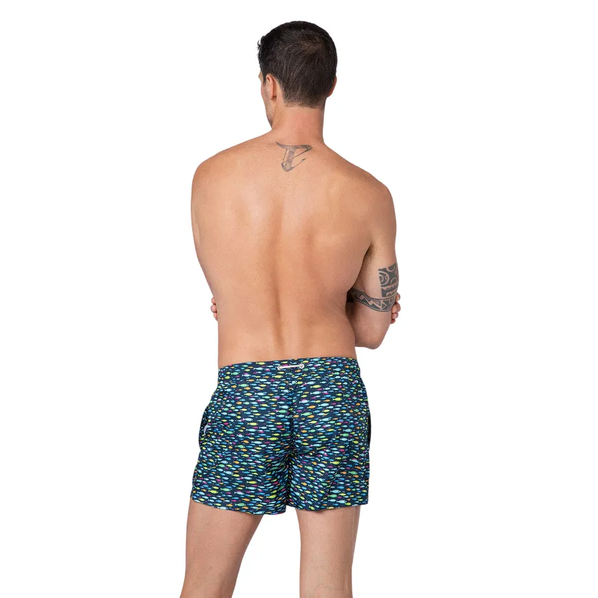 F**K pantaloncino costume mare da uomo M04BA31-X19 fantasia Ocean Breeze