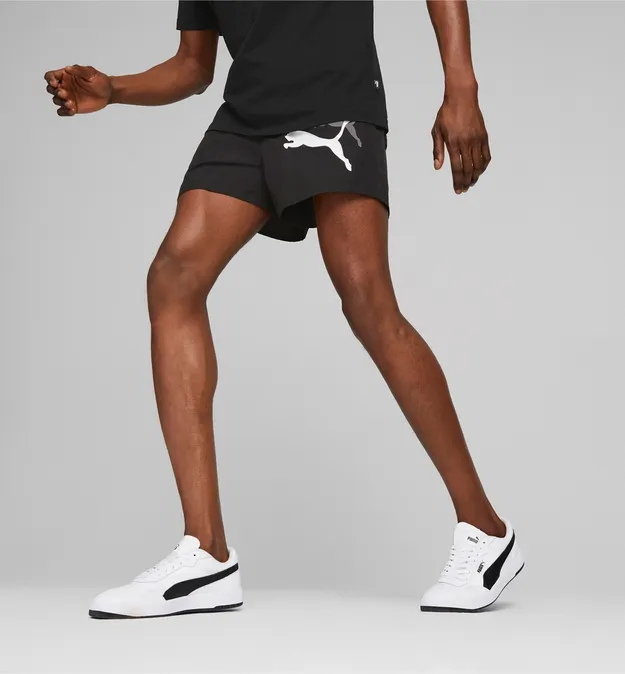 Puma costume a pantaloncino a boxer mare 673382-01 black Moisture Wicking Technology