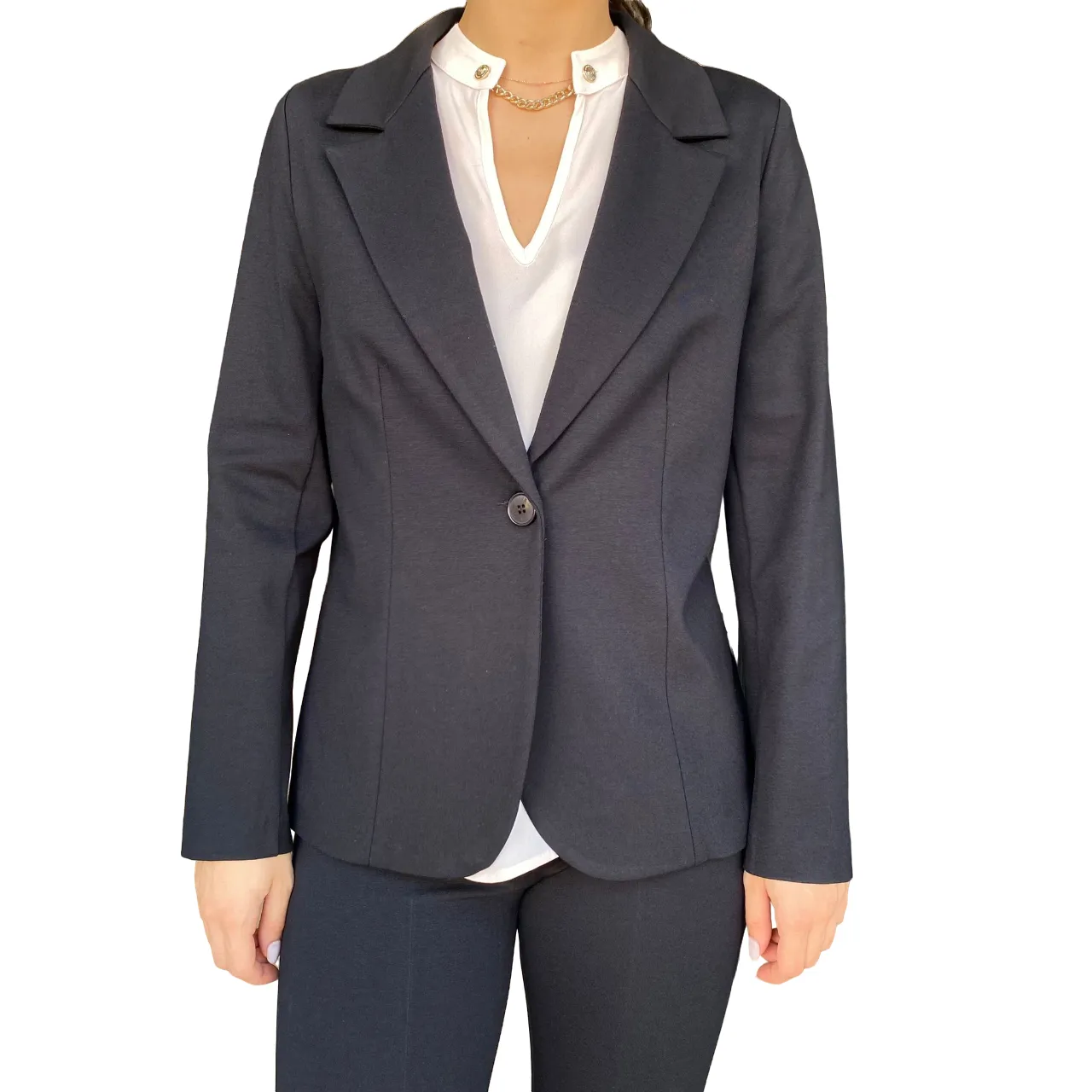 challenge Side Pockets Laura Biagiotti giacca da donna LB2512016 nero