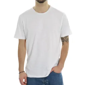 Trez maglia manica corta in cotone fiammato TOPO6-JSB3 M49044 101 bianco UV Protective Fabric Casual Chic Wear