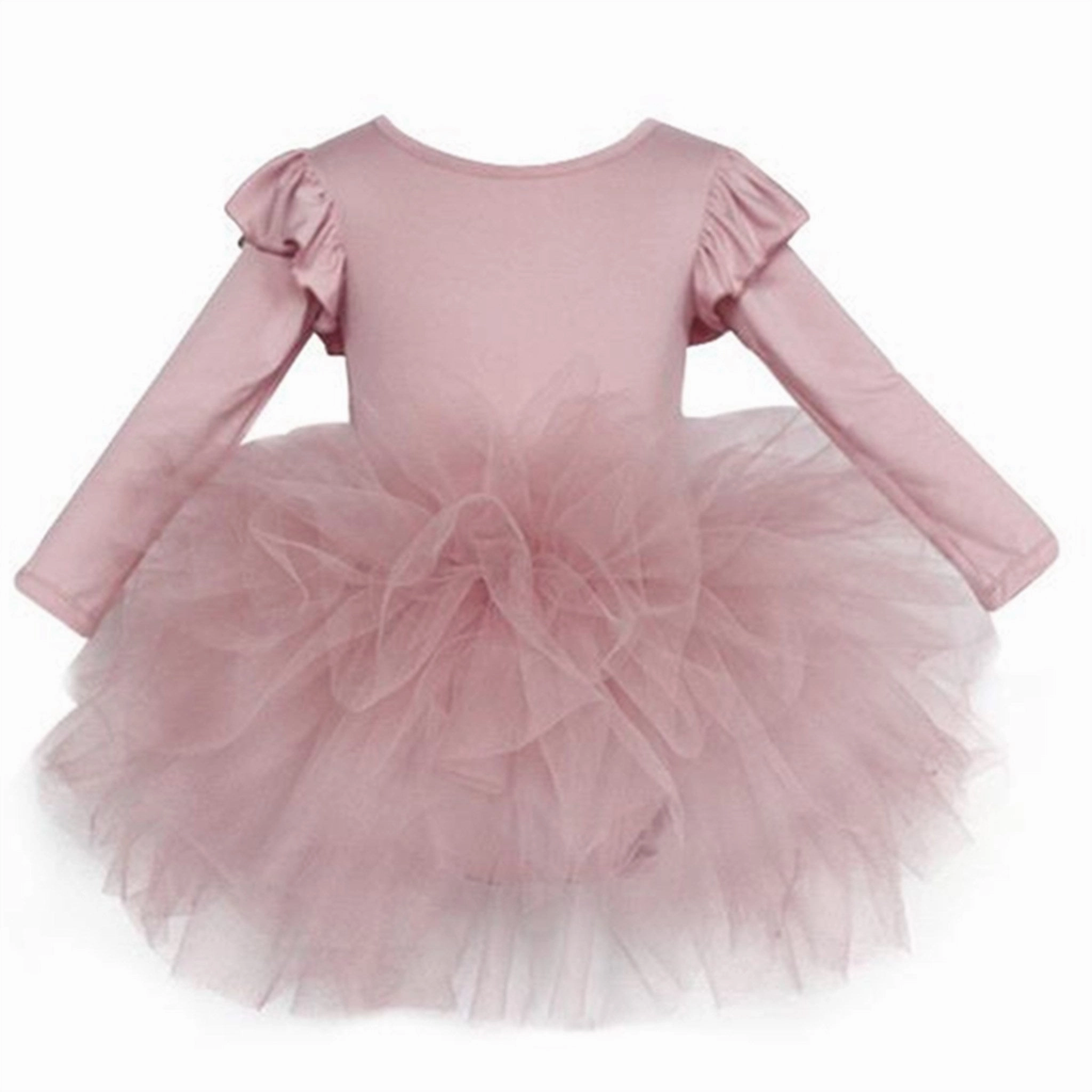 City Friendly Flattering Look Dolly by Le Petit Tom Timeless Long Sleeve Tutu Dress Pink