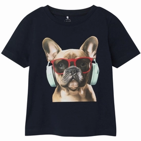 Outdoor Adventure Modern Twist Name It Dark Sapphire Voto T-Shirt