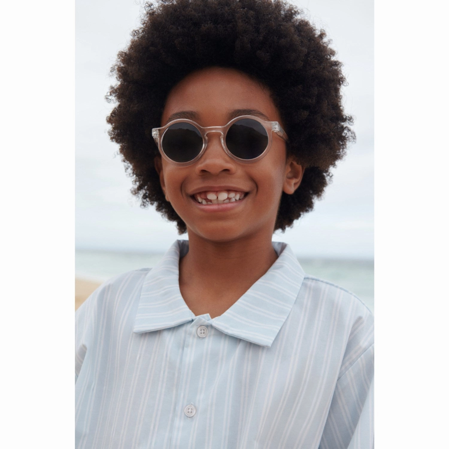 LIEWOOD Y/D Stripe Pure Sky / Creme De La Creme Leona Stripe Set Effortless Fashion