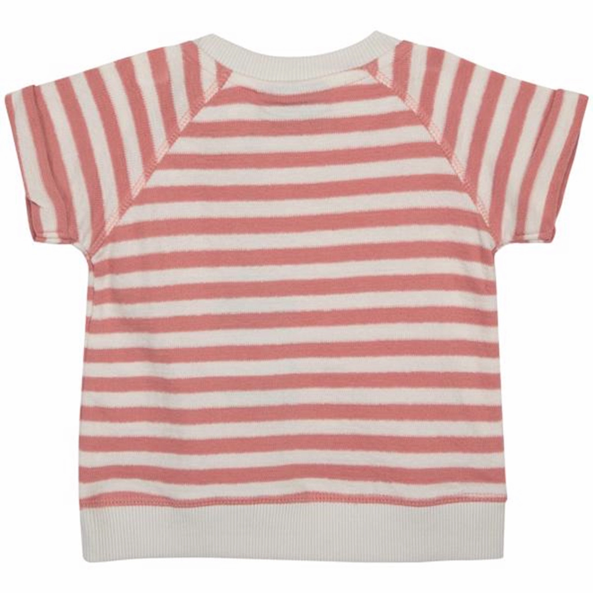 Classic Comfort Style easy to pair Sofie Schnoor Pink Off White Stripe T-shirt