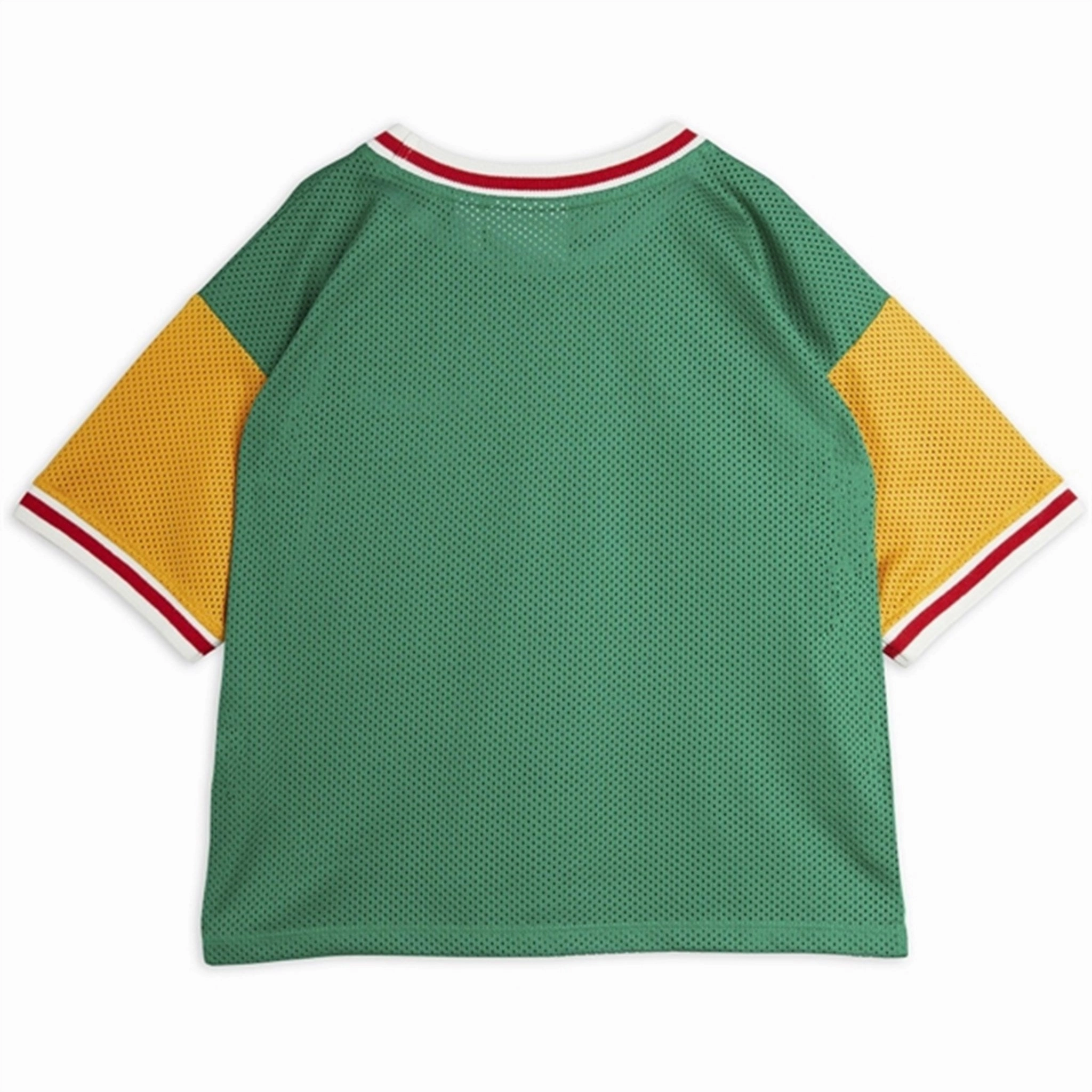 Yarn Dyed Stripes Mini Rodini Green Basket Mesh Sp T-shirt
