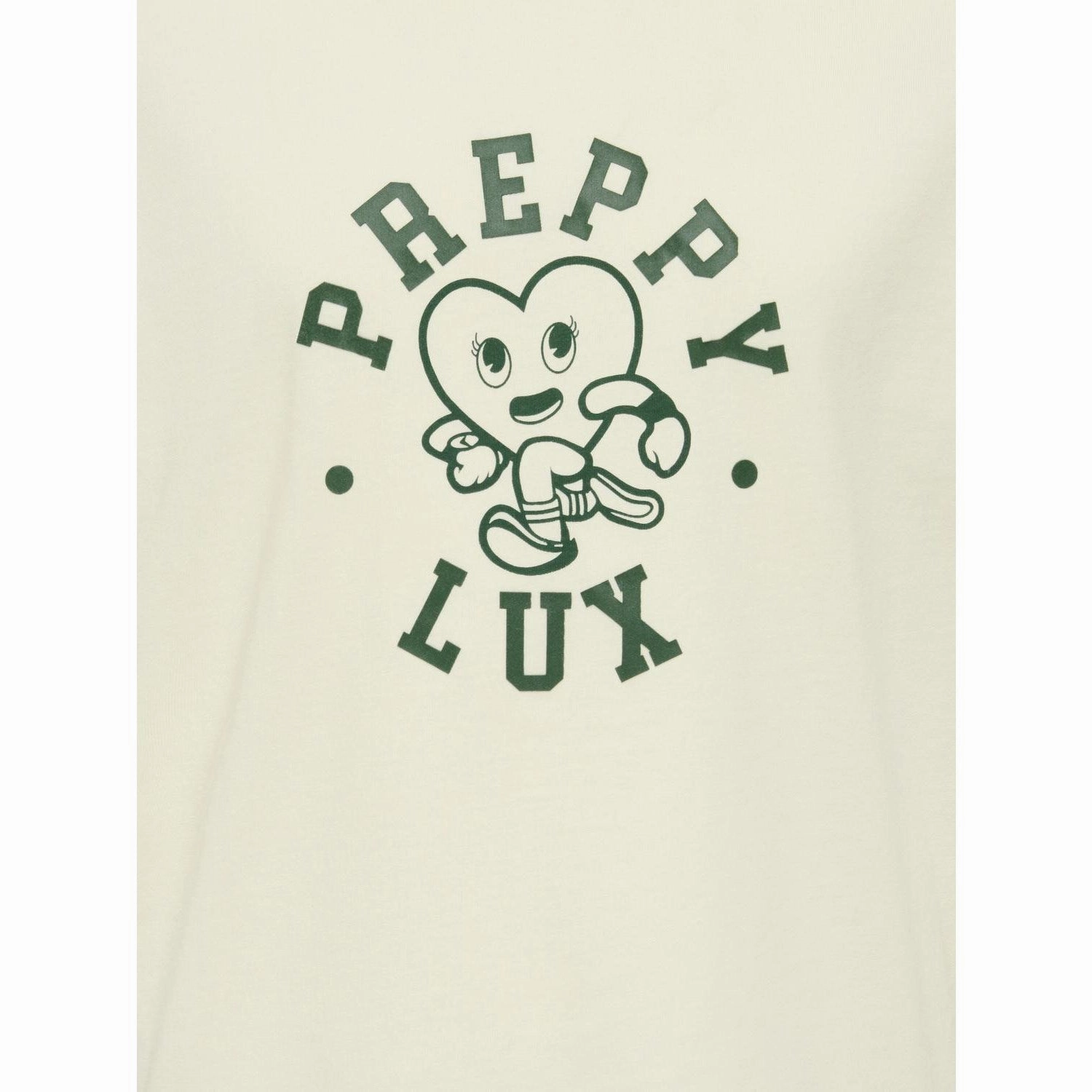 kids ONLY Cloud Dancer Preppy/Pineneedle Koggitta S/S Boxy Printed Top Jrs sporty wear