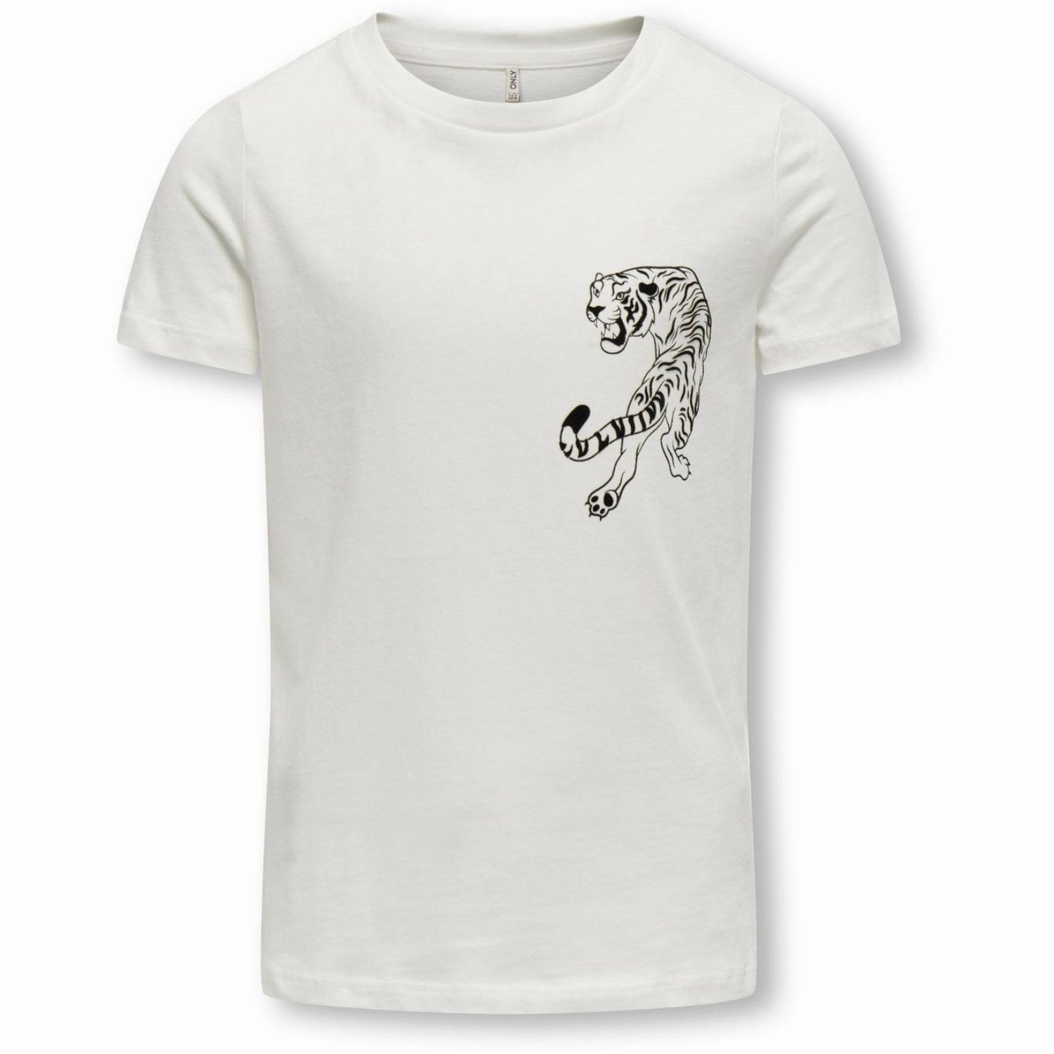 Lightweight Feel StretchFabric kids ONLY Cloud Dancer Tiger Stars Anna Life Boxy T-Shirt