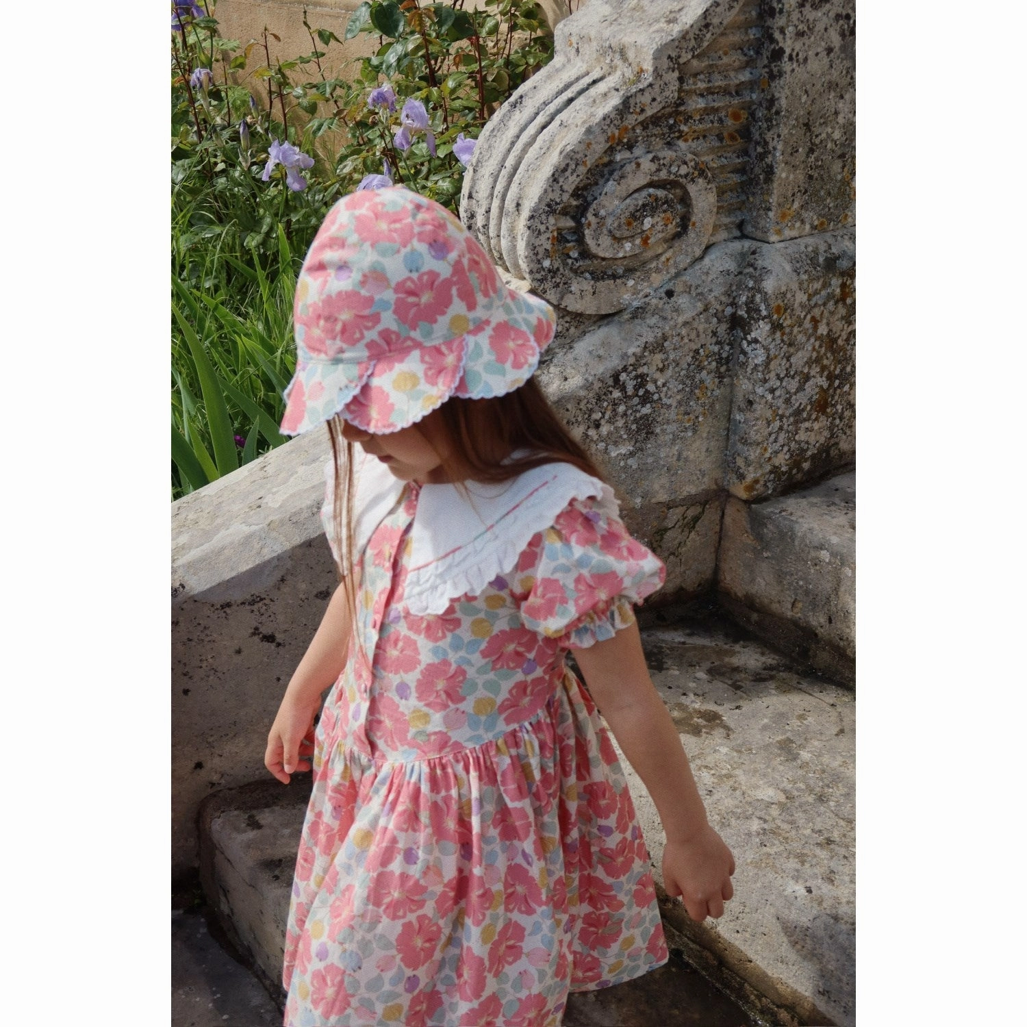 Konges Sl?jd Fleur Anglaise Coeur Collar Dress Gots Fashionable And Functional