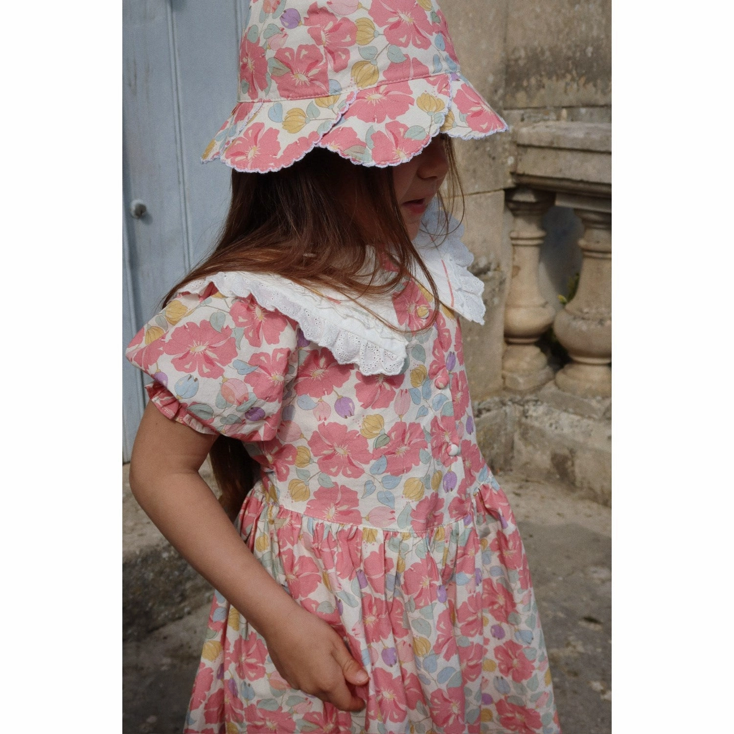 Villa Mood Konges Sl?jd Fleur Anglaise Coeur Collar Dress Gots