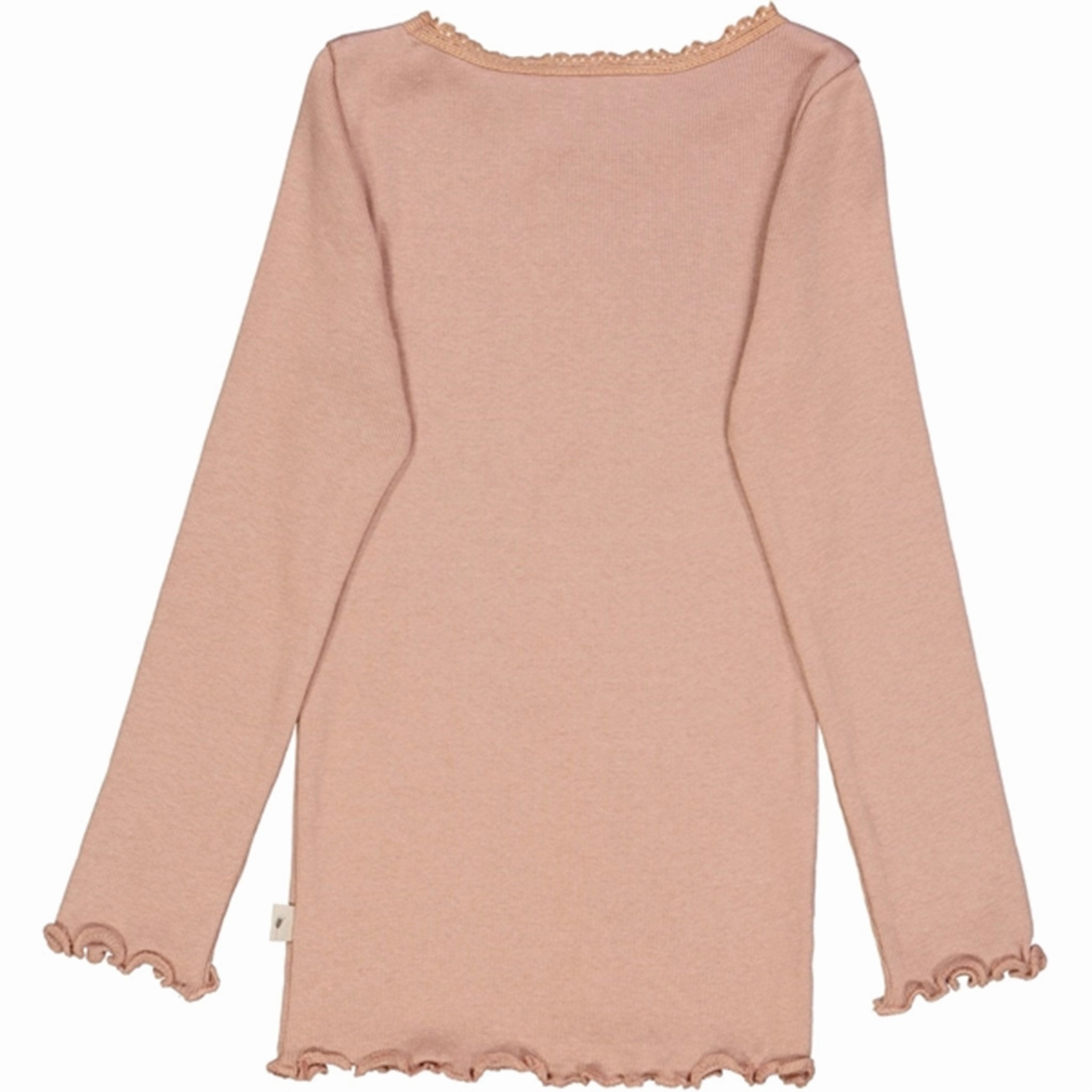 Wheat Rose Dawn Rib Lace Blouse Earthy Palette Trendsetting