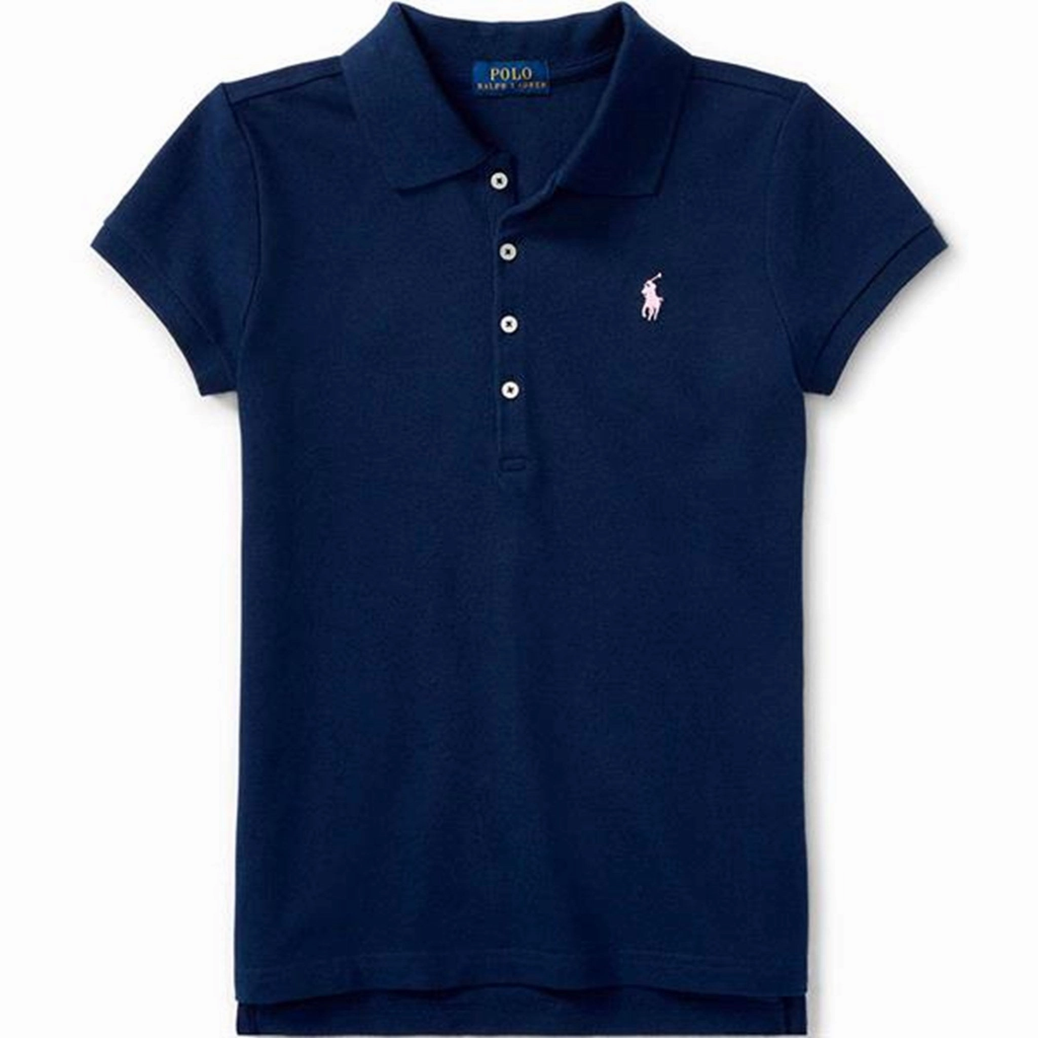 Travel Staple Classic Fit Polo Ralph Lauren Girl Short Sleeved Polo Refined Navy