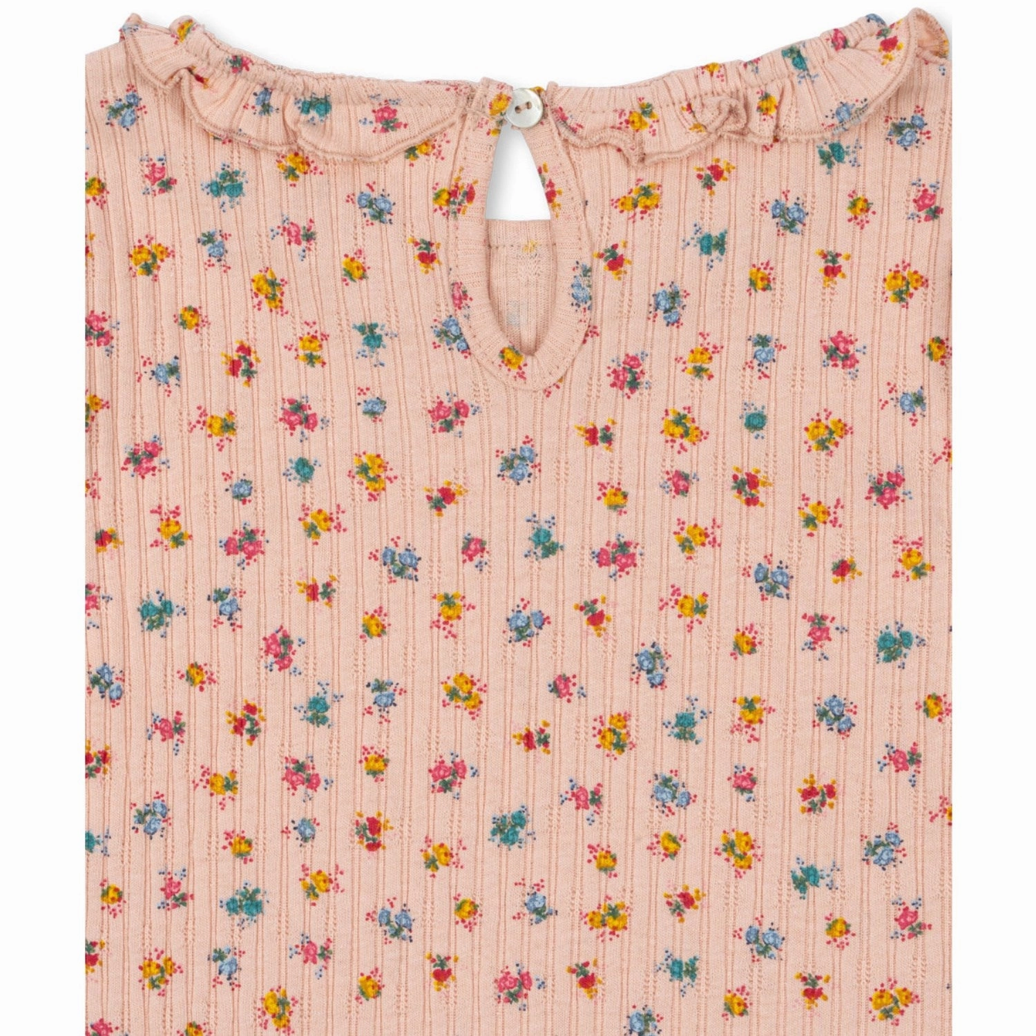 Konges Sl?jd Bloomie Blush Nia Blouse Gots Camouflage Print Hidden Button Placket