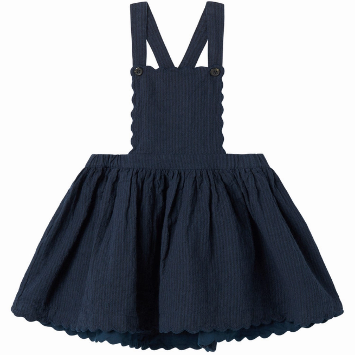 MarMar Chambray Dark Blue Stripe Danara Dress Perfect for Layering