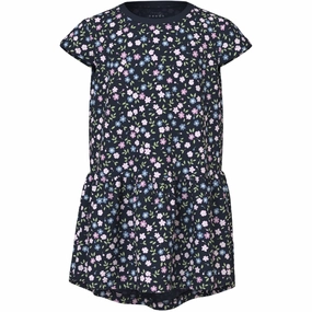 Fall Tone Name It Dark Sapphire Vigga Capsl Dress Noos