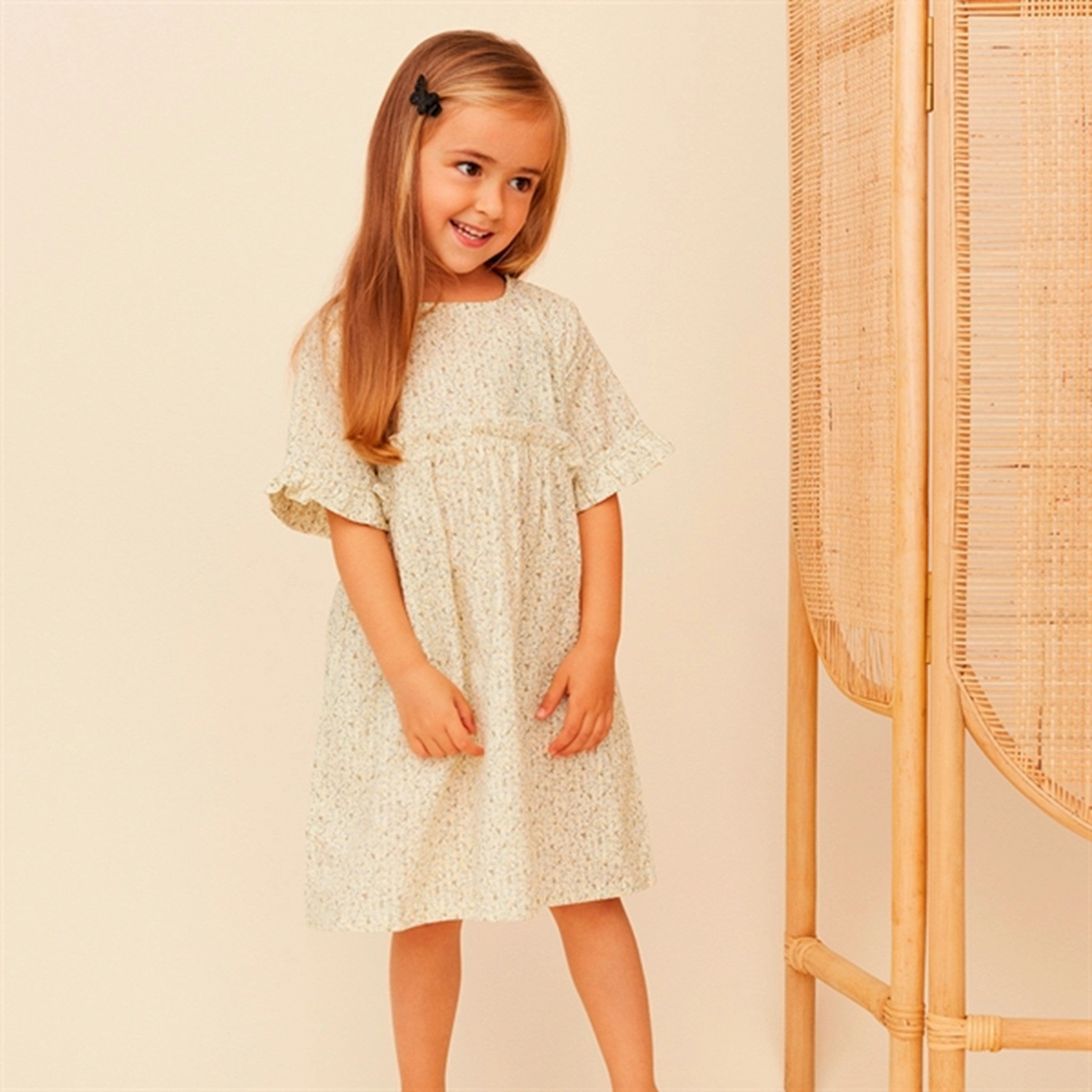 Brunch Tone Sofie Schnoor Yellow Flower Dress