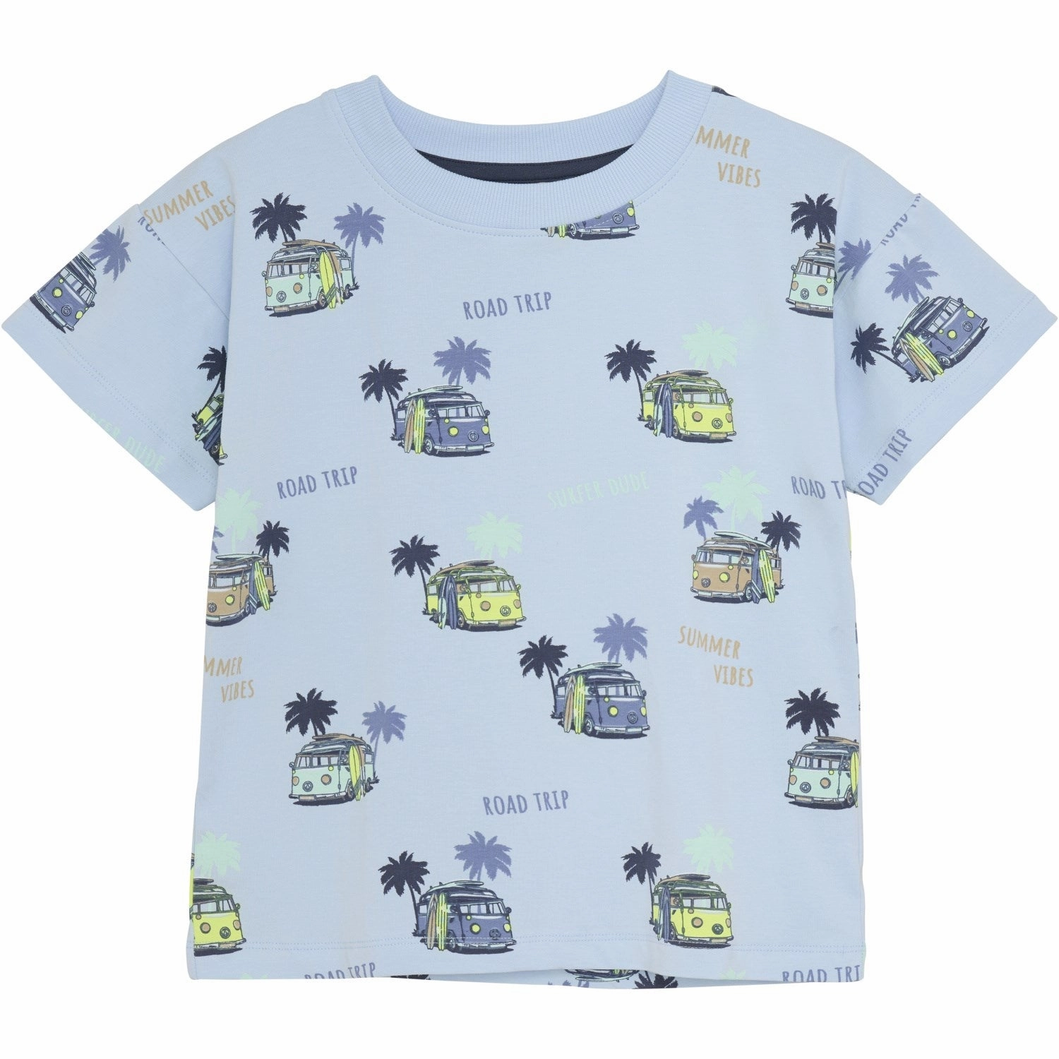 Street Style Drop Shoulder Cut Minymo Skyway T-Shirt