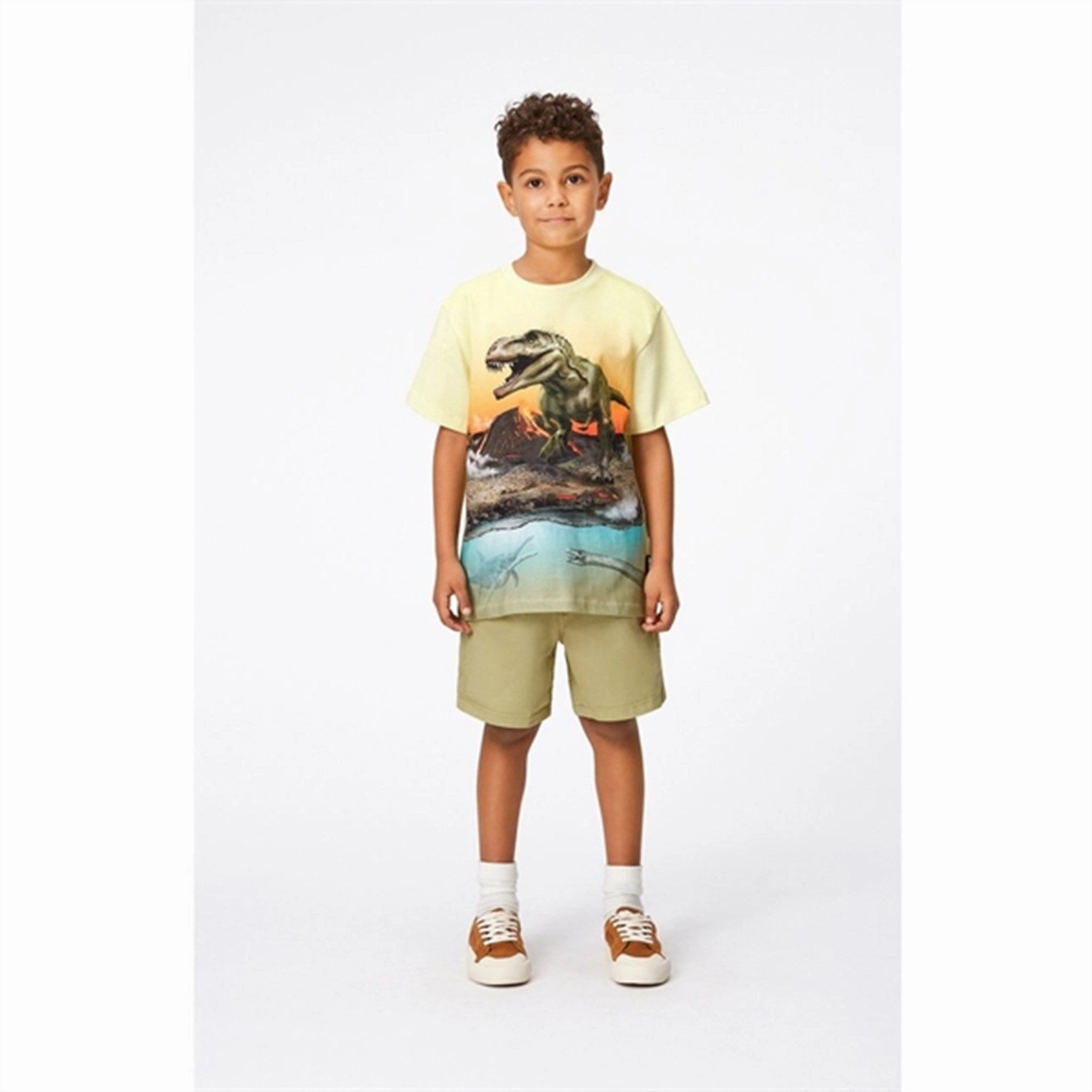 Molo Volcano Dino Riley T-Shirt Minimalist Design