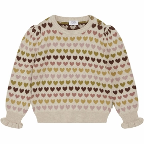 Hust & Claire Wheat Melange Mini Pani Pullover Winter Essentials