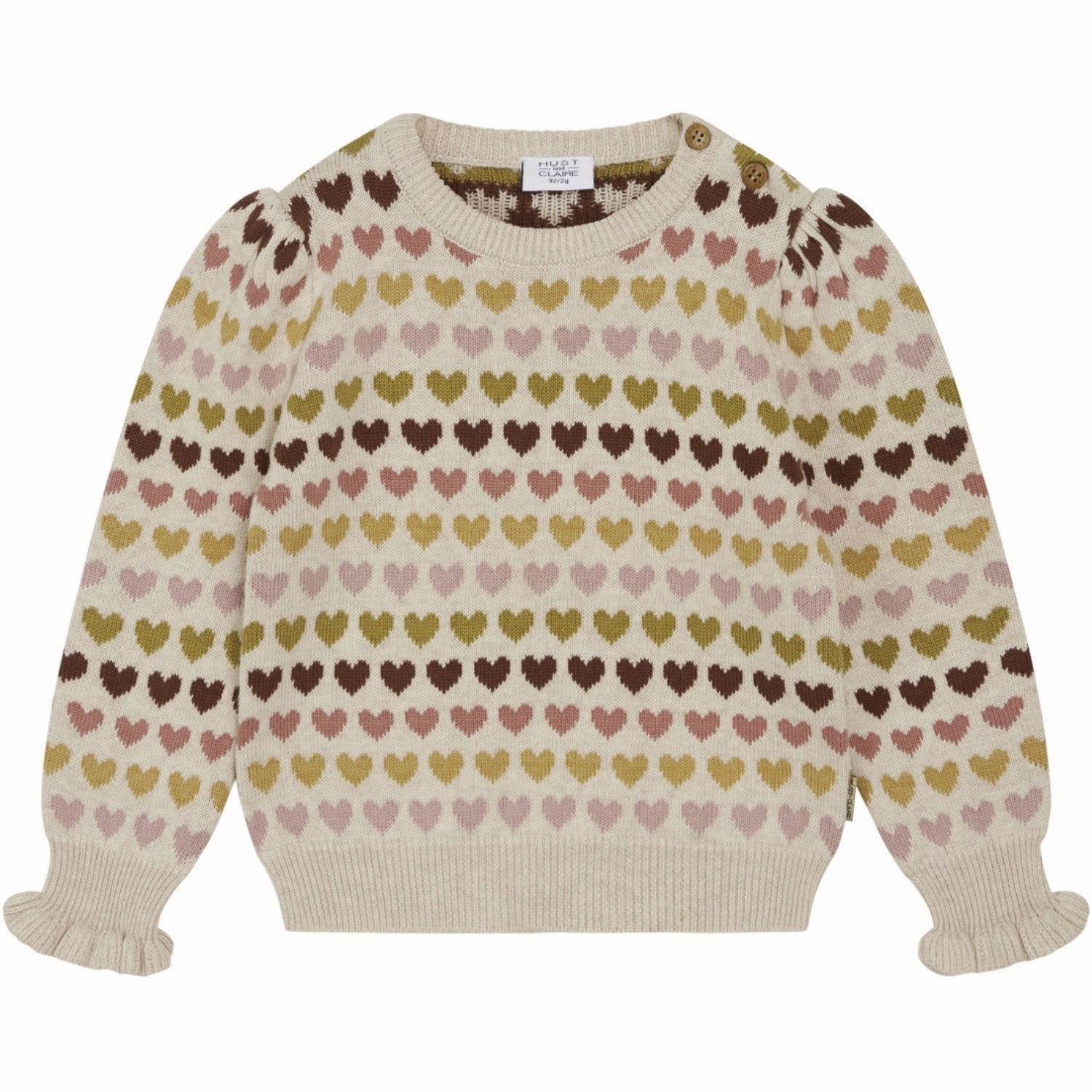 Hust & Claire Wheat Melange Mini Pani Pullover Winter Essentials