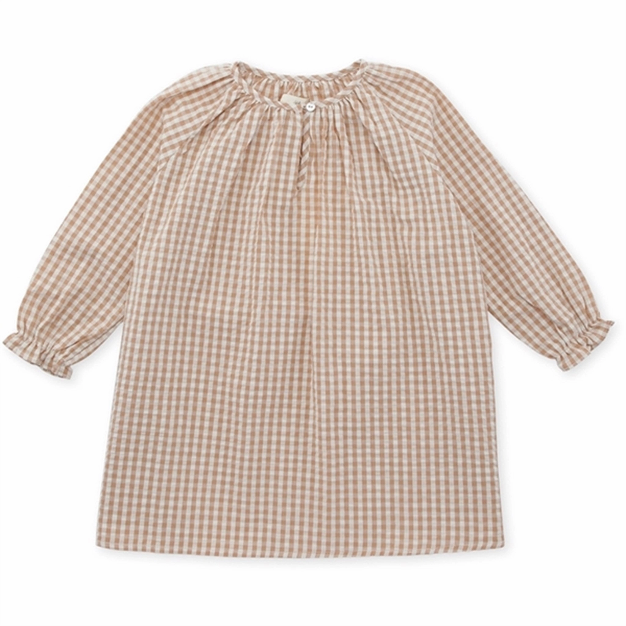 Mood Focused Feminine Design Konges Sl?jd Christmas Nightingale Gown Macchiato Check