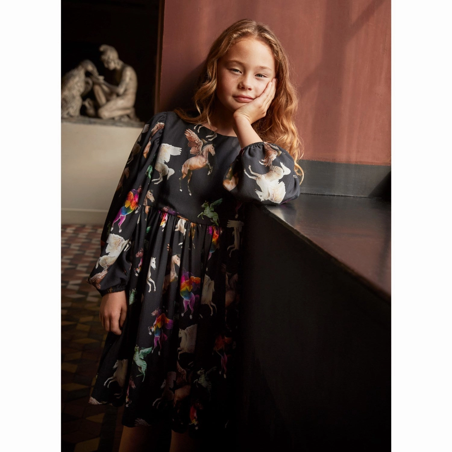 Red-Carpet Molo Flying Pegasus Cocos Dress