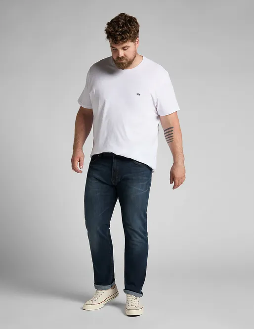 Office Wear Lee maglietta manica corta da uomo SS Pacth Logo L60UFQ12 bianco