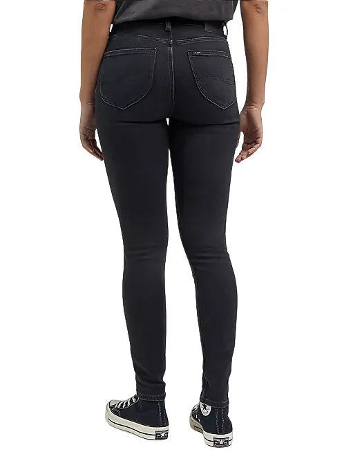 Lee pantalone in jeans leggero e morbido da donna Scarlett L626AE47 nero Premium Quality Outdoor Friendly