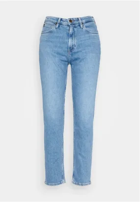 Lee pantalone Jeans da donna Carol Regolar Straight L30UOWB59 rocky blue Anti Static Lining Elastic Cuff