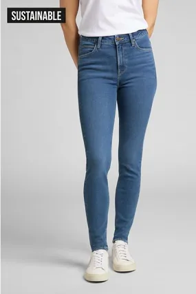 Relaxed Wearable Comfortable Movement Lee Pantalone jeans da donna Scarlett High Waist L626QDDM blu chiaro