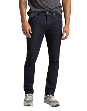 Daily Wear Festival Outfit Travel Ready Lee pantalone jeans da uomo con gamba stratta Luke Heavyweight In Rinse Slim Tapered L719PX36 blu