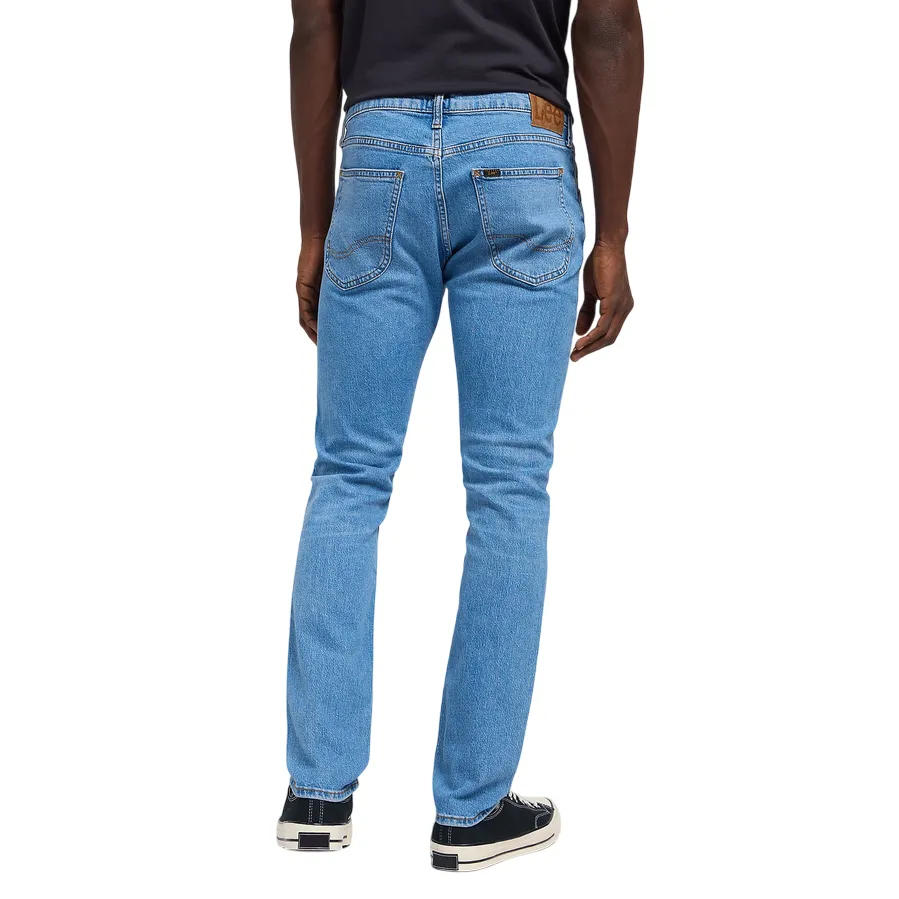 Striped Pattern FourWayStretch Lee pantalone jeans da uomo Luke Low Stretch 112331740 L719OWC17 azzurro chiaro