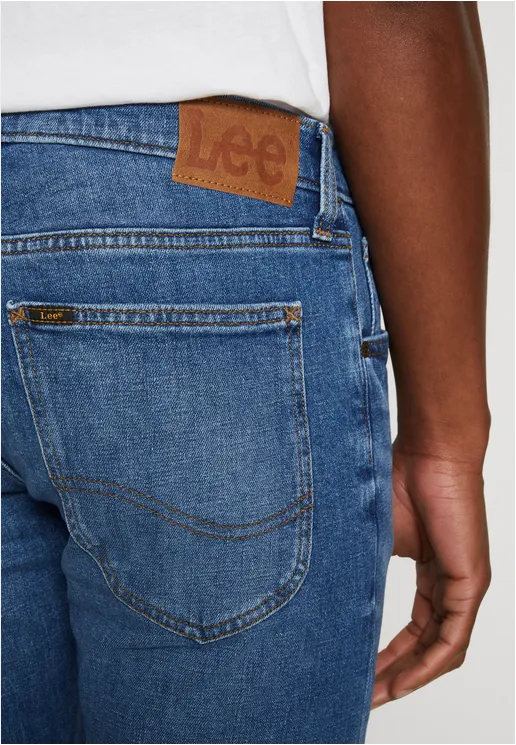 Lee Pantalone Jeans da uomo Luke Slim Tapered L719IAC19 fade out Layer Ready