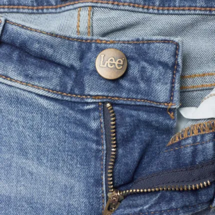 RipstopFabric Lee pantalone jeans da uomo Malone Skinny 112342246 blu chiaro