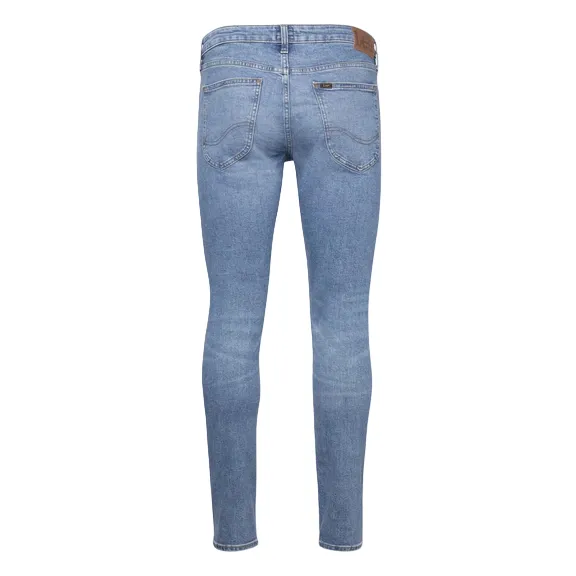 Lee pantalone jeans da uomo Malone Skinny 112342246 blu chiaro Hygienic Coating Flexible Layer