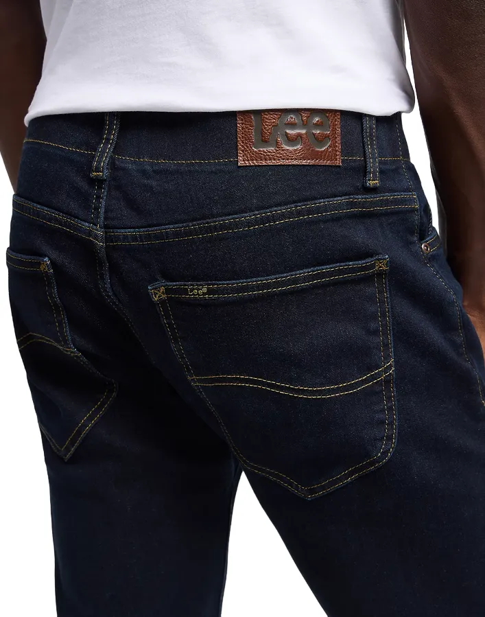 High-waisted fit Lee pantalone jeans da uomo Slim Fit MVP L72ASO36 blu scuro