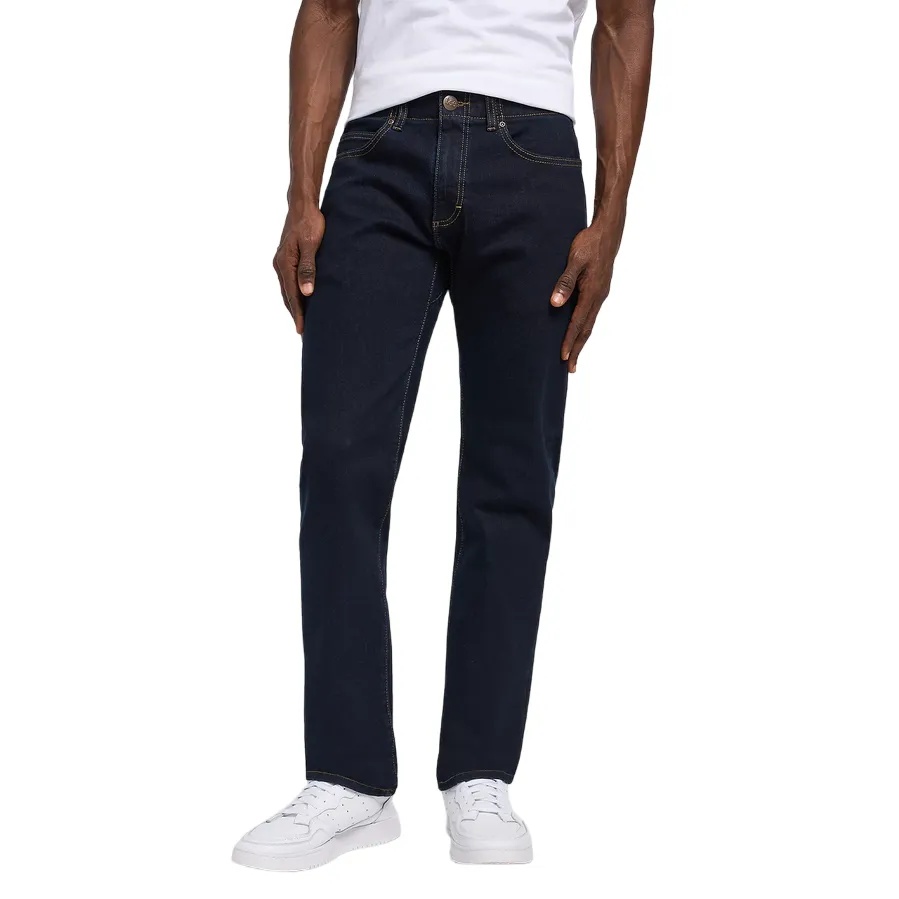 Lee pantalone jeans da uomo Slim Fit MVP L72ASO36 blu scuro Fade Resistant All-Day Wear